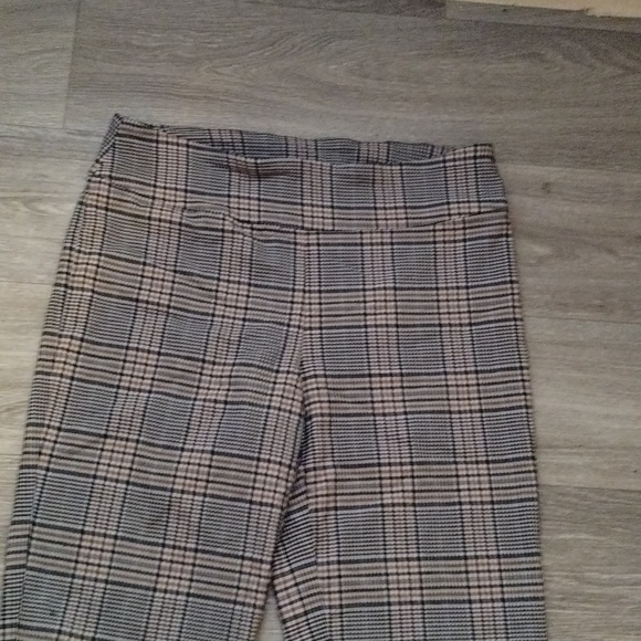 Zac & Rachel Woman Plaid Pull On Pants strech Size 12 - Picture 5 of 6